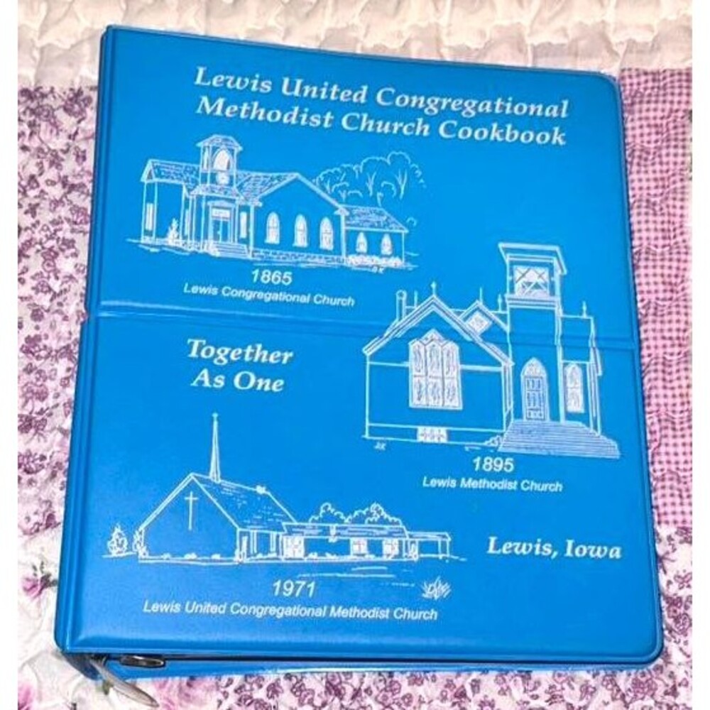 Vtg Cookbook 2004 Lewis United Congregational Methodist Church Iowa